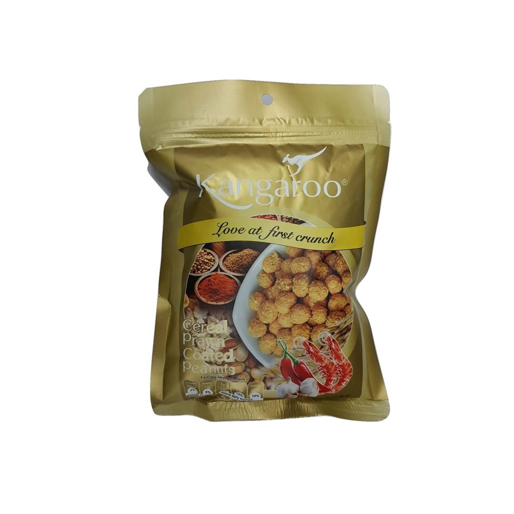 Cereal Prawn Coated Peanut 220g Sun Lim Garden Foodstuffs